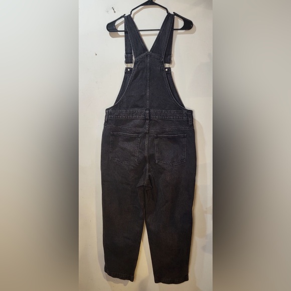 NEWT!! Madewell Black Denim Bib Overalls - Picture 5 of 5